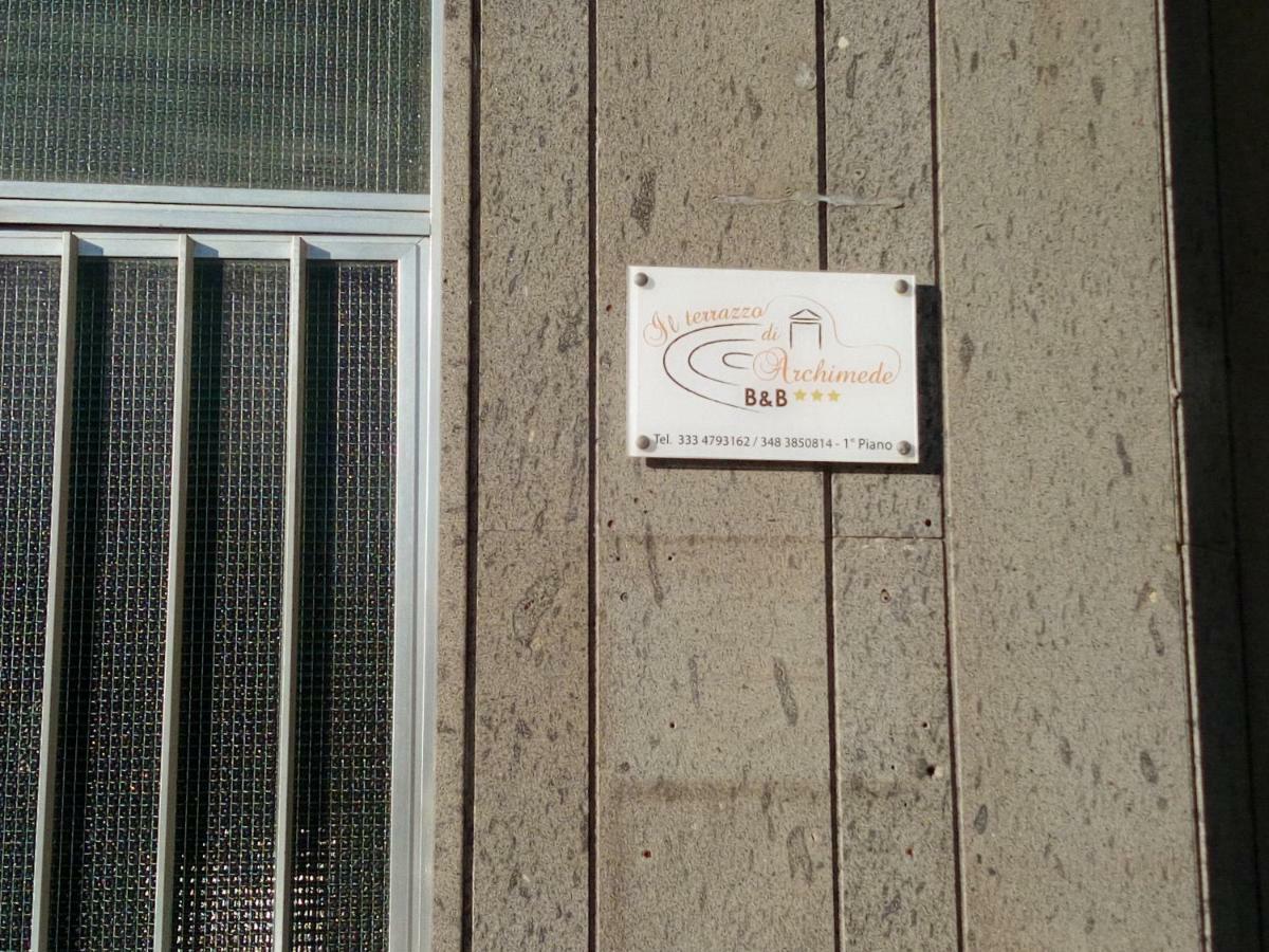 Affittacamere Il Terrazzo Di Archimede Syracuse Eksteriør bilde